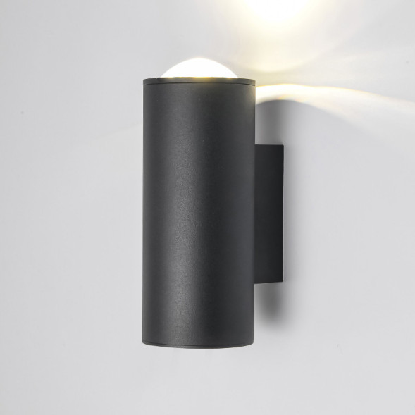 Уличный настенный светильник Elektrostandard Column LED черный (35138/U)