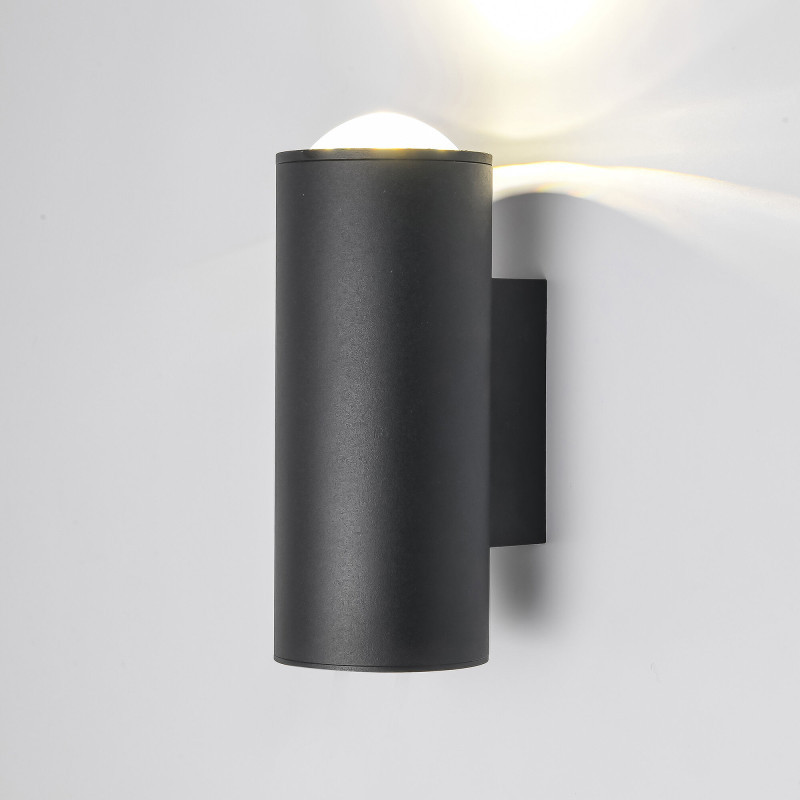 Уличный настенный светильник Elektrostandard Column LED черный (35138/U)