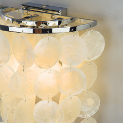 Бра Eurosvet Sandra 60084/2 хром/перламутр