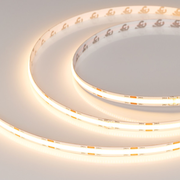 Лента Arlight COB-NANO-X544-8mm 031903(2) 57.5W 24V белый (теплый) IP65