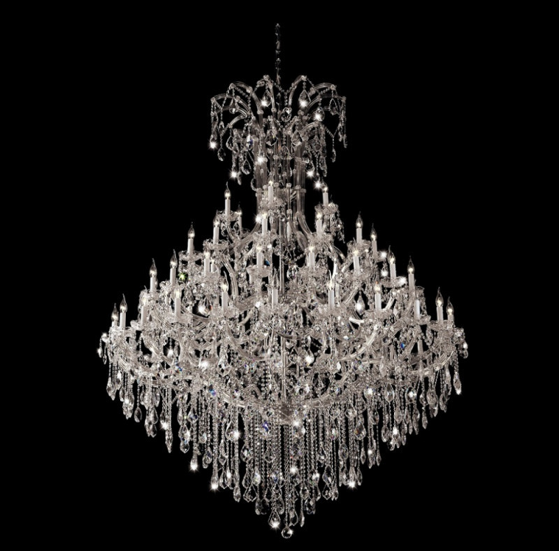 Подвесная люстра Crystal Lux Diva DIVA SP60 CHROME