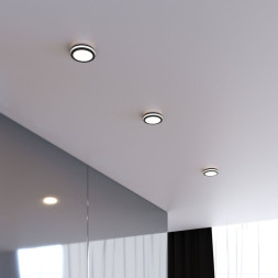 Встраиваемый точечный светильник Elektrostandard DSKR80 5W 3300K чёрный