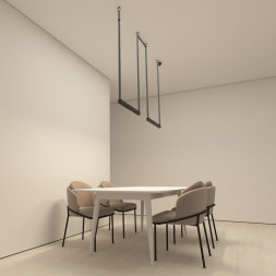 Светодиодный трековый светильник Denkirs BELTY GRILL DK5572-BK