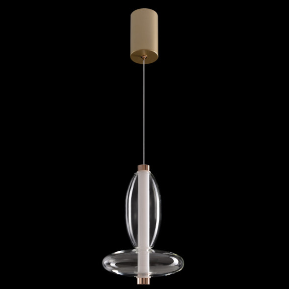 Подвесной светильник Crystal Lux QUASAR SP7W LED TRANSPARENT QUASAR