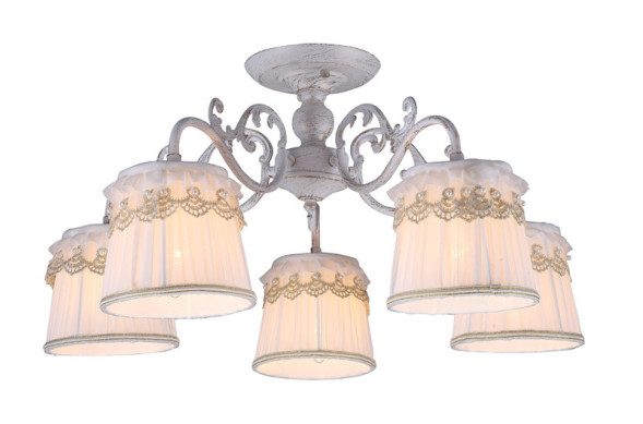 Потолочная люстра ARTE Lamp Merletto A5709PL-5WG