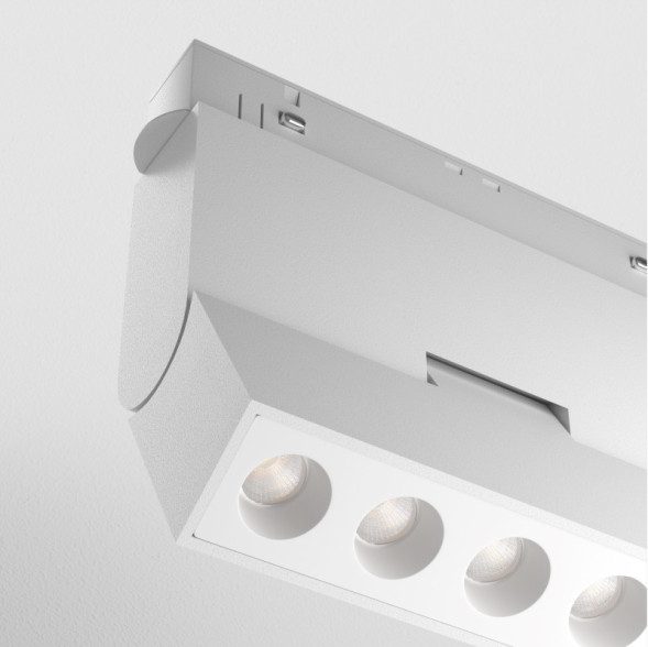 Трековый магнитный светильник Maytoni Technical TR033-4-12WTW-M-DSZ-W Points Rot