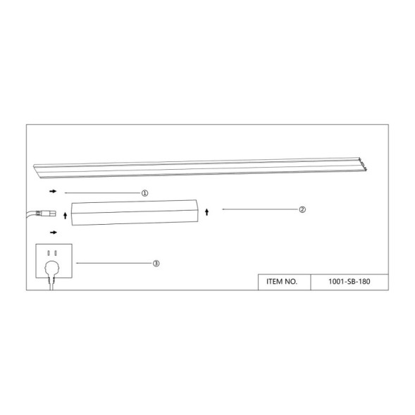 Кабель питания для шинопровода Favourite UNIKA 1001-SB-180