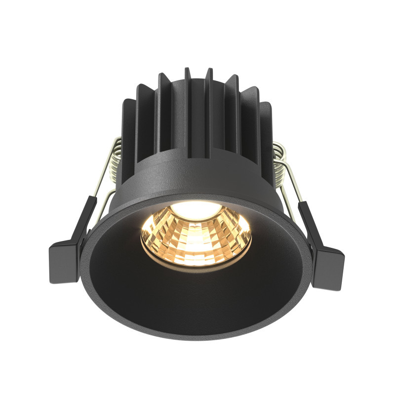 Встраиваемый светильник Maytoni Technical DL058-7W2.7K-B ROUND