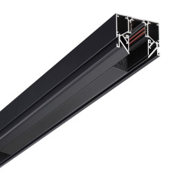 Шинопровод Novotech Flum Track Black гарпунная трековая система в натяжной потолок 135242