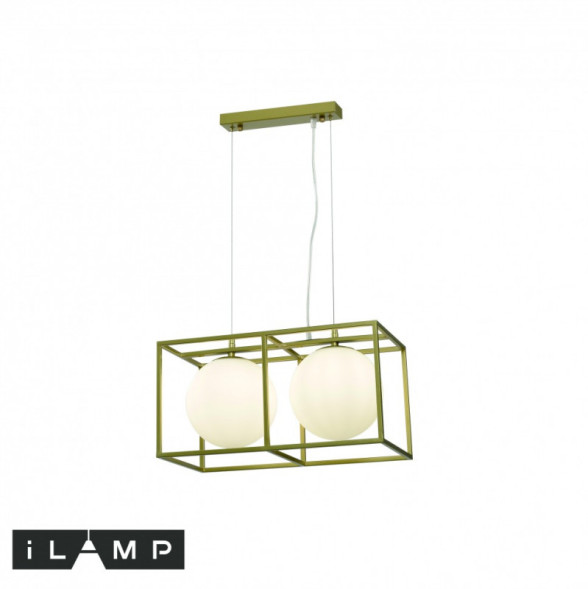 Подвесная люстра iLamp GOLDEN P2484-2 GD