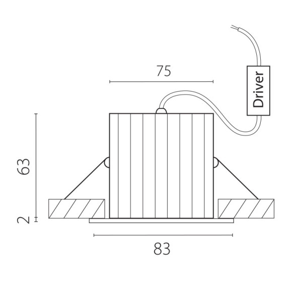 Точечный встраиваемый светильник Lightstar Ciclone 385647