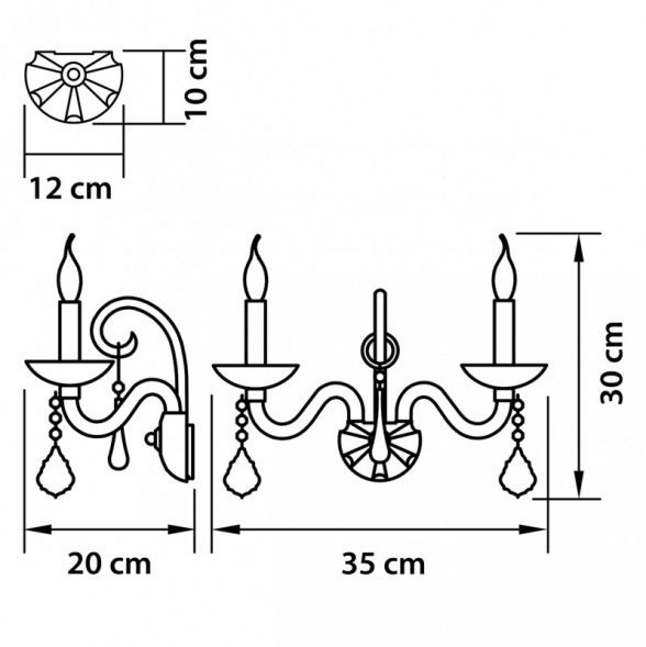 Бра Lightstar CRISTA 722624
