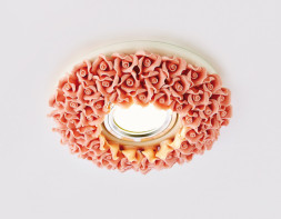 Встраиваемый точечный светильник Ambrella Light Ceramo D5505 PI