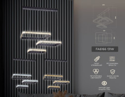 Каскадная люстра Ambrella Light ACRYLICA FA6166