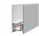 Накладной магнитный шинопровод Maytoni Technical Magnetic track system Gravity белый TRX010-412W