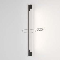 Уличный настенный светильник Elektrostandard 35122/D черный