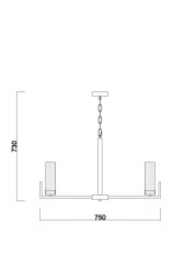 Подвесная люстра Freya Еster FR5214PL-08BS