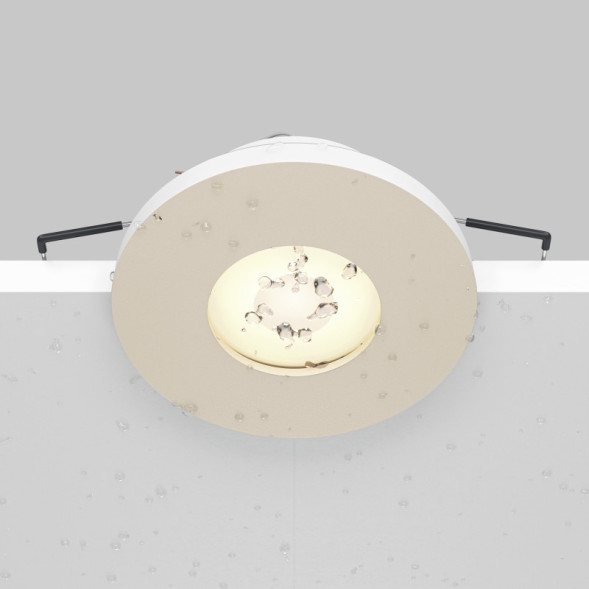 Точечный влагозащищенный светильник Maytoni Technical Stark DL083-01-GU10-RD-W