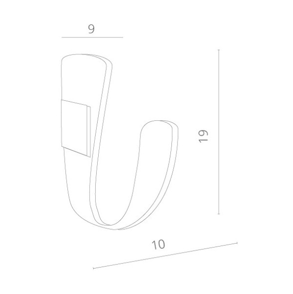 Бра ARTE Lamp VIRGOLA A1418AP-1WH