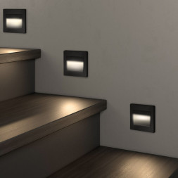 Подсветка ступеней лестницы Denkirs Odder DK3050-BK