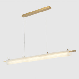 Подвесной светильник Crystal Lux TUNNEL SP40 LED BRASS TUNNEL