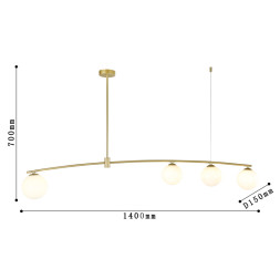 Люстра на штанге Favourite Equilibrium 4039-4P