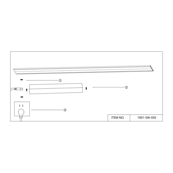 Кабель питания для шинопровода Favourite UNIKA 1001-SW-050