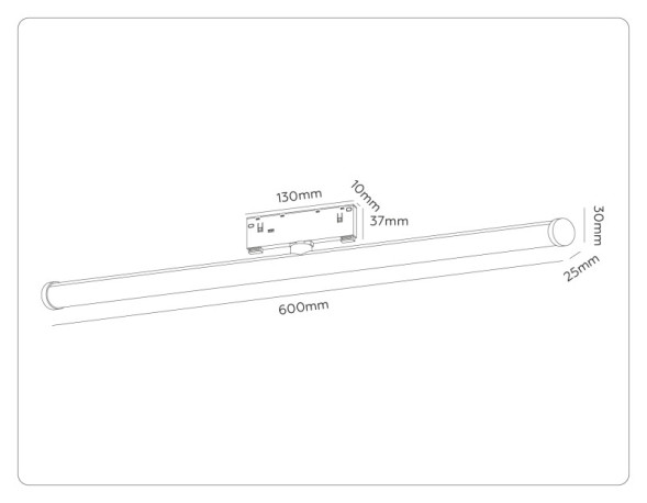 Трековый светильник Ambrella Light TRACK SYSTEM GL2375