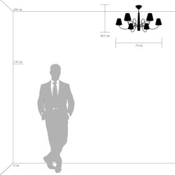 Люстра на штанге Lightstar Vortico 814074