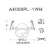 Встраиваемый точечный светильник ARTE Lamp Accento A4009PL-1WH
