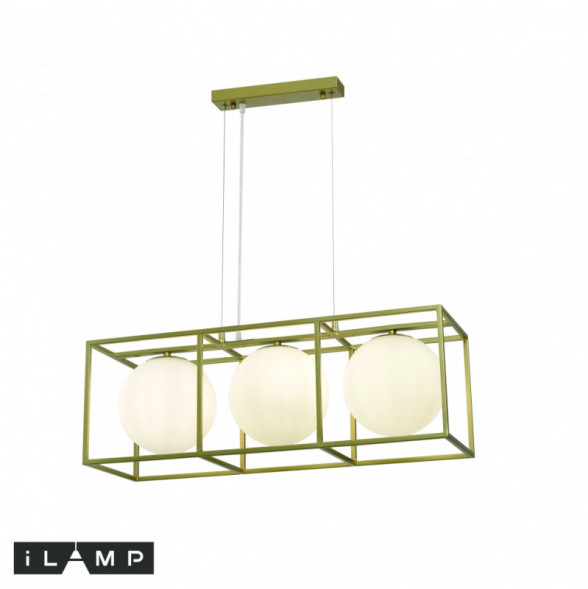 Подвесная люстра iLamp GOLDEN P2484-3 GD