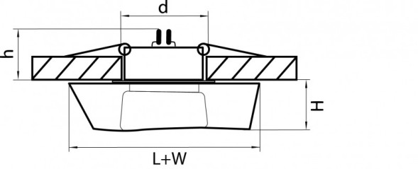 Встраиваемый точечный светильник Lightstar FLUTTO 006430