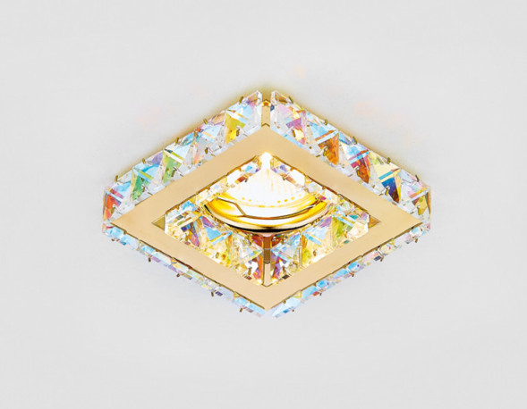 Встраиваемый точечный светильник Ambrella Light Ceiling K110 PR/G
