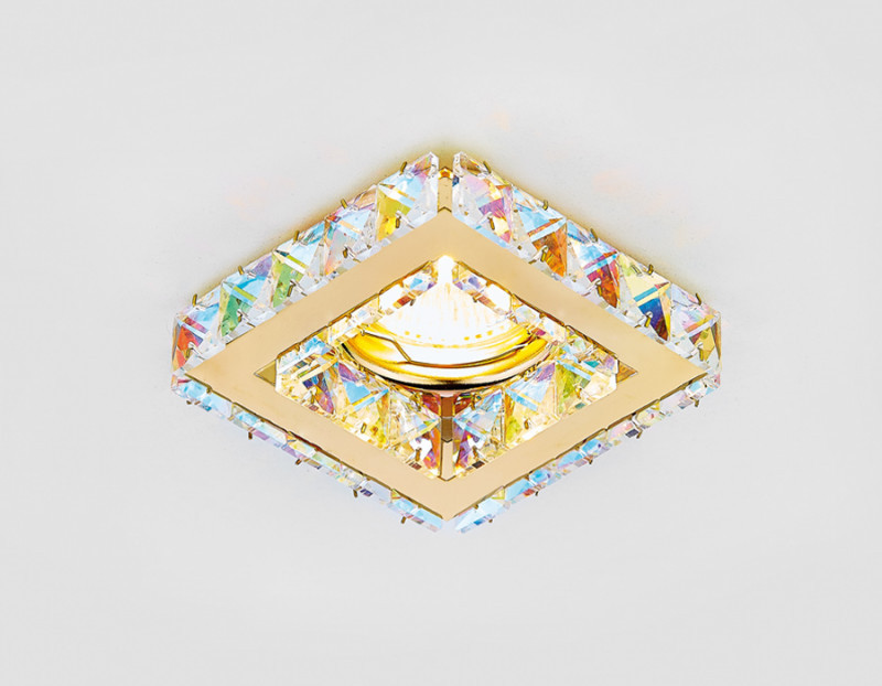 Встраиваемый точечный светильник Ambrella Light Ceiling K110 PR/G