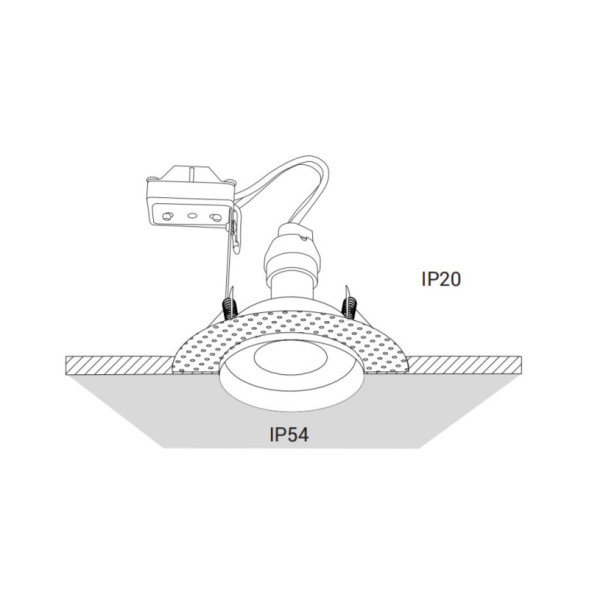 Точечный влагозащищенный светильник Nowodvorski ECHO 8371