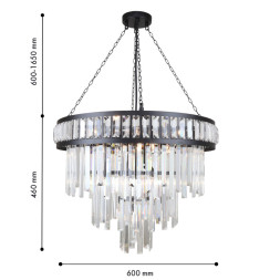 Подвесная люстра 4731-12P Favourite PRESTON