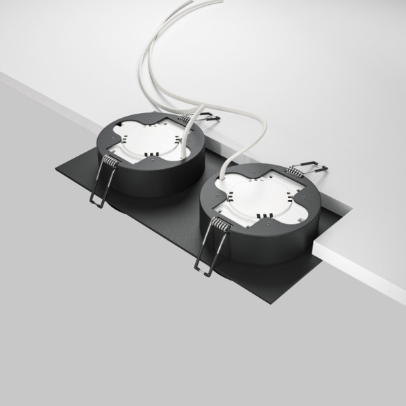 Встраиваемый точечный светильник Maytoni Technical Hoop DL086-02-GX53-SQ-B