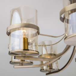 Люстра на штанге Eurosvet COPPA 60085/8 античная бронза