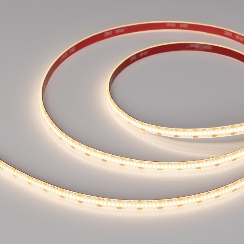 Лента Arlight COB-SE-X360-8mm 041709 25W 5V 260lm белый (теплый) IP65