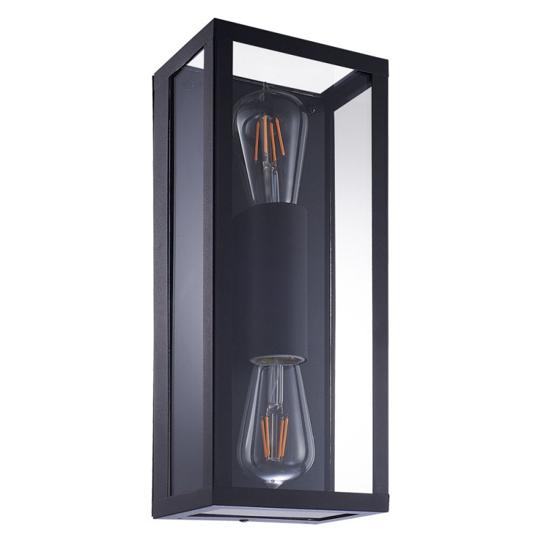 Уличный настенный светильник ARTE Lamp BELFAST A4569AL-2BK