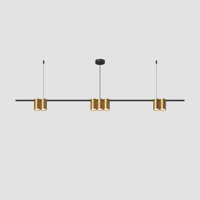 Подвесной светильник Denkirs Orbit DK4063-BK+SG