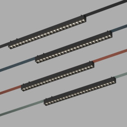 Светодиодный трековый светильник Denkirs BELTY GRILL DK5573-BK