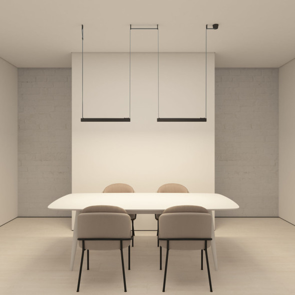 Светодиодный трековый светильник Denkirs BELTY GRILL DK5573-BK