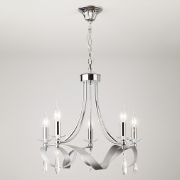 Подвесная люстра Eurosvet Adelia 60064/5 хром