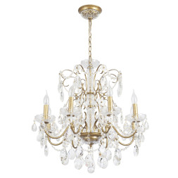 Подвесная люстра Crystal Lux ODELIS SP8 GOLD