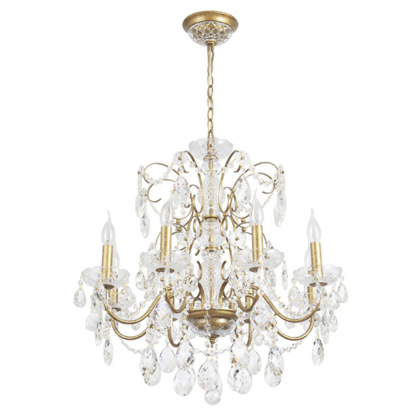 Подвесная люстра Crystal Lux ODELIS SP8 GOLD