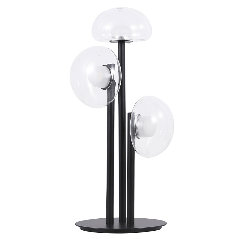 Настольная лампа Crystal Lux BOSQUE BOSQUE LG3 BLACK/TRANSPARENT