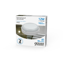Пылевлагозащищенный светильник Gauss 126411312 ЖКХ