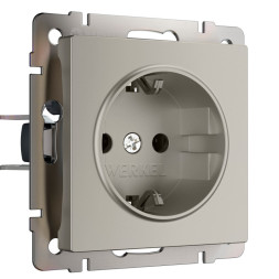 Розетка Werkel W1271104 дымчатый