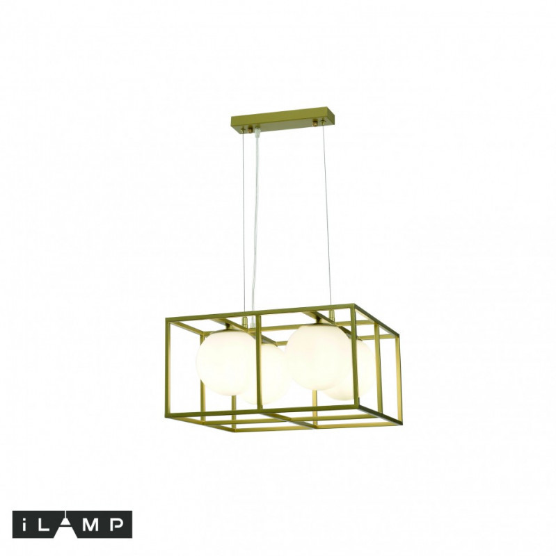 Подвесная люстра iLamp GOLDEN P2484-4 GD